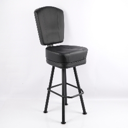 27" WWG Black Casino Chair - NEW!