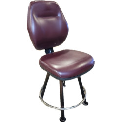 23" Burgundy X-Tended Play Casino Chair