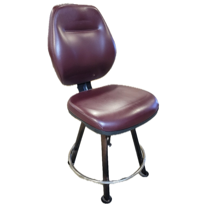 23" Burgundy X-Tended Play Casino Chair