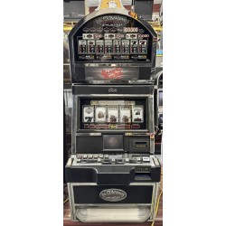 Vintage Bally Slot Machine - Black & White Double Jackpot