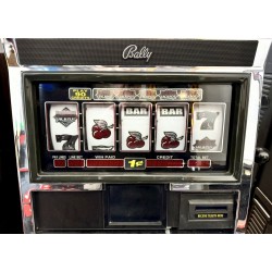 Vintage Bally Slot Machine - Black & White Double Jackpot