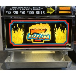 Vintage Sizzling 7 Slot Machine - 25¢ Coin Operated