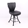 25" WWG Black Casino Gaming Chair. NEW!