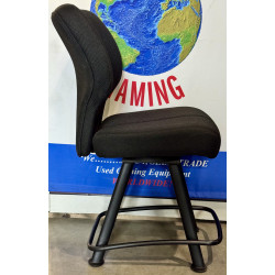 23” Black Cloth Casino Gaming Chair