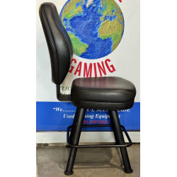 22” Black Leather Casino Gaming Chair