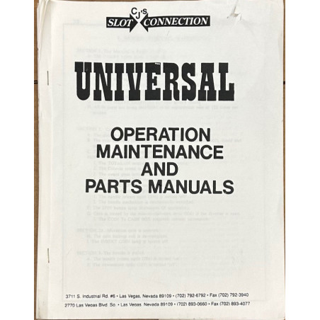 Universal Machine Manual