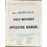 Ainsworth Micro Star MK 2.5 video machine operator manual