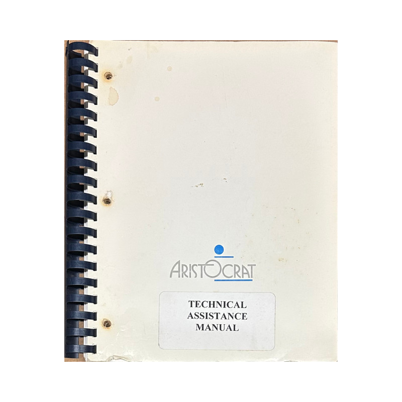 Aristocrat technical assistance manual for Mark 2.5 and 540