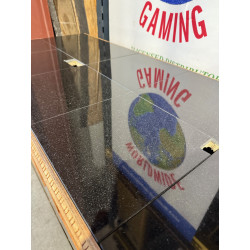 Black Granite Top Wooden Display Stand