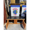 Black Granite Top Wooden Display Stand
