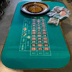 Roulette Table ONLY. Wheel Not Included. 