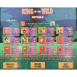 WMS Bluebird 1 – KING OF THE WILD 🦁🌿 Slot Machine