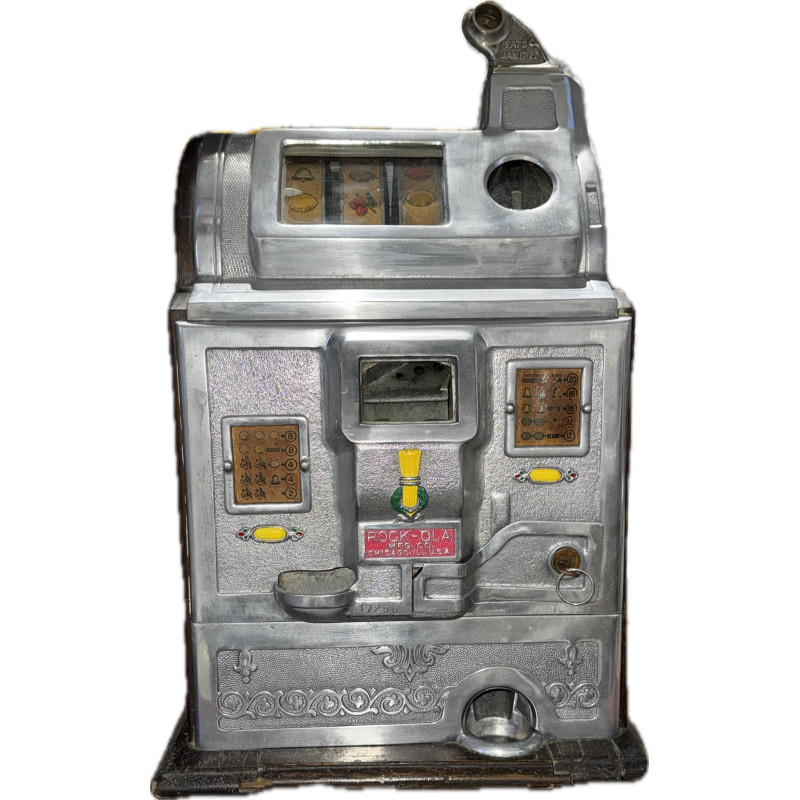 Rock-Ola 5¢ Antique Slot Machine, Chicago 1930s