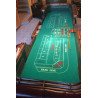 Craps Table Set with Casino Chips and Stick Stickman