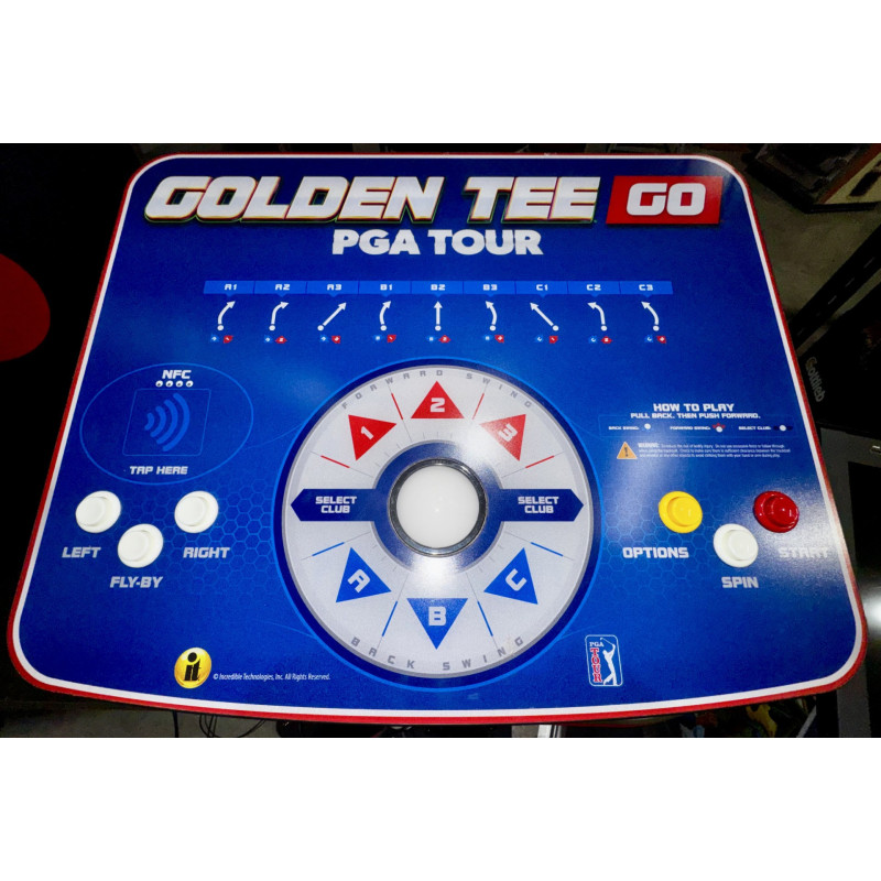 Golden Tee GO PGA TOUR Arcade Golf Game | Portable Trackball Console