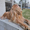 Pair of Reclining Lion Statues | Estate Garden & Entryway Décor