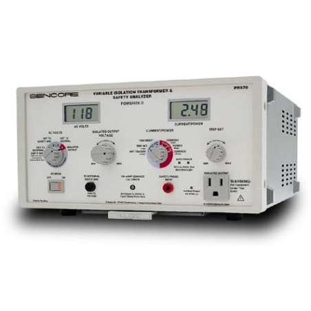 Sencore PR570 POWERITE II | Variable Isolation Transformer & Safety Analyzer