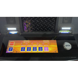 Konami Concerto Sparkling Rose Slot Machine with Dual Screens and LED Cabinet Accent Lighting