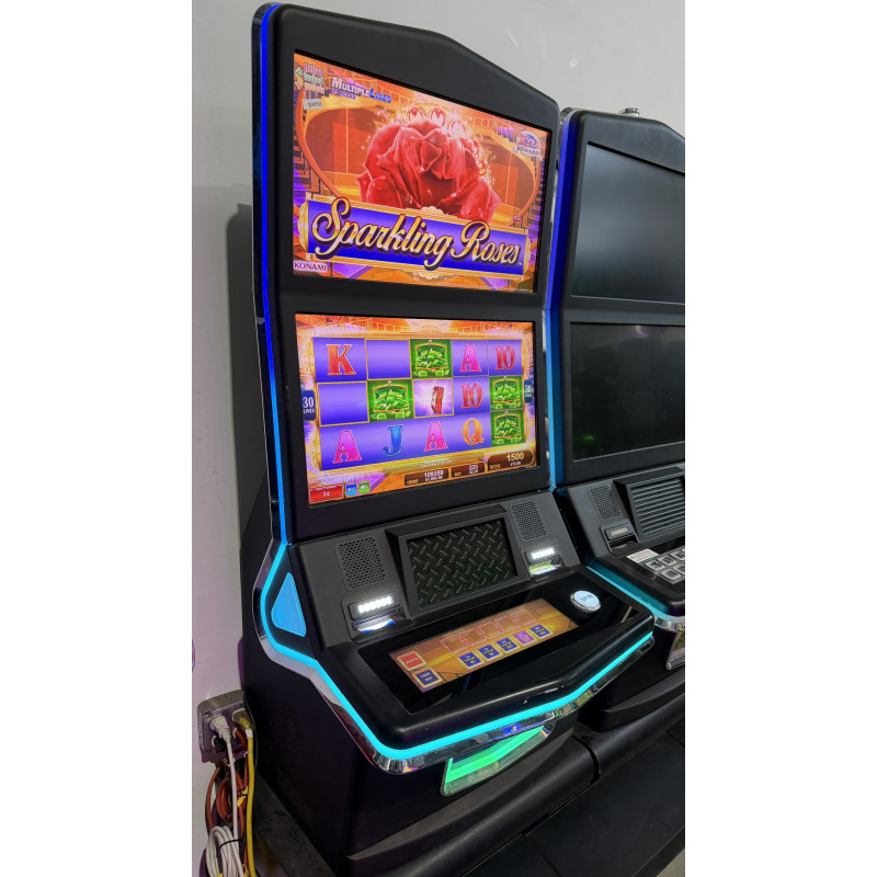 Konami Concerto Sparkling Rose Slot Machine with Dual Screens and LED ...
