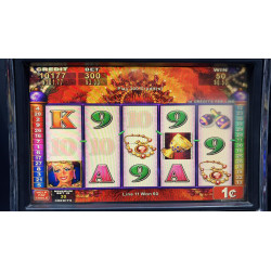 Konami K2V v2 Rhythms of Rio Slot Machine with Dual Screens and Quick Strike Display