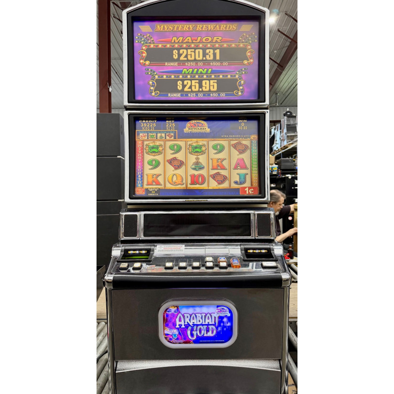 Konami K2V Arabian Gold with Dual Screens and Quick Strike Display