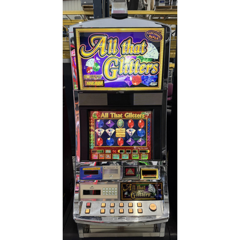 WMS All That Glitters Slot Machine Cascading Reels 20 Line Casino Game