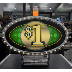 IGT S-2000 I-Game I-Plus 1 Dollar Denom Topper Slot Machine Topper