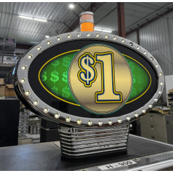 IGT S-2000 I-Game I-Plus 1 Dollar Denom Topper Slot Machine Topper