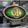 IGT S-2000 I-Game I-Plus 1 Dollar Denom Topper Slot Machine Topper