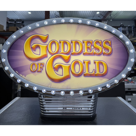 IGT S-2000 I-Game I-Plus Goddess of Gold Slot Machine Topper