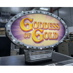 IGT S-2000 I-Game I-Plus Goddess of Gold Slot Machine Topper
