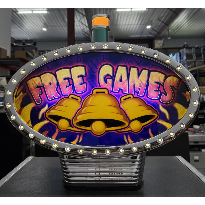 IGT S-2000 I-Game I-Plus Free Games Slot Machine Topper