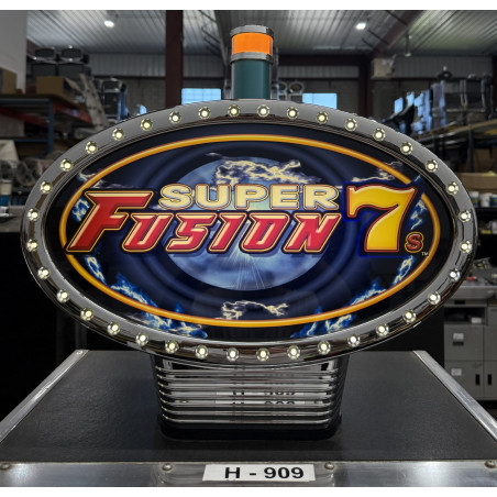 IGT S-2000 I-Game I-Plus Super Fusion 7s Slot Machine Topper
