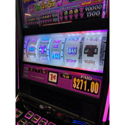 IGT Hot Pink 7s Ruby Slot Machine 1¢ Mechanical Reels Casino Game LED Model A