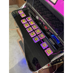 IGT Hot Pink 7s Ruby Slot Machine 1¢ Mechanical Reels Casino Game LED Model A
