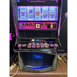 IGT Hot Pink 7s Ruby Slot Machine 1¢ Mechanical Reels Casino Game LED Model B