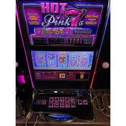 IGT Hot Pink 7s Ruby Slot Machine 1¢ Mechanical Reels Casino Game LED Model B