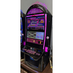 IGT Hot Pink 7s Ruby Slot Machine 1¢ Mechanical Reels Casino Game LED Model B
