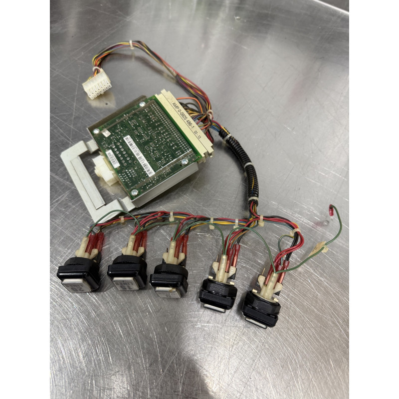 IGT Long Edge I/O Board 0-0925-486-1 w/ Line Select Button Harness Slot Machine