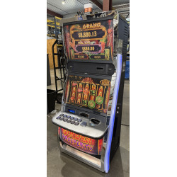 Aristocrat Golden Prosperity Slot Machine 1¢ Penny Casino Game Dual Screen