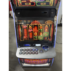 Aristocrat Golden Prosperity Slot Machine 1¢ Penny Casino Game Dual Screen