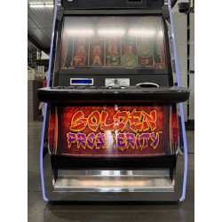 Aristocrat Golden Prosperity Slot Machine 1¢ Penny Casino Game Dual Screen