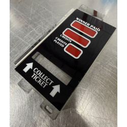 IGT S2000 6-6-3 Slot Machine 7-Segment Display Panel / Winner Paid Credits Collect Ticket Assembly
