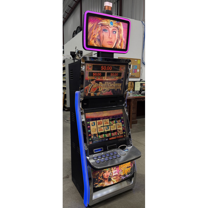 Aristocrat Bull Fighter Slot Machine Viridian Widescreen Casino Game Tested