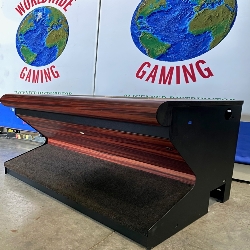 Cherry Wood + Metal Slot Stand